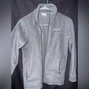 Columbia Light Gray Fleece Jacket